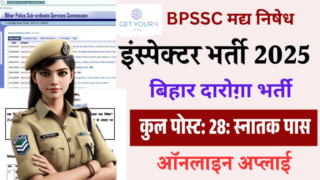 Bihar Police SI Recruitment 2025